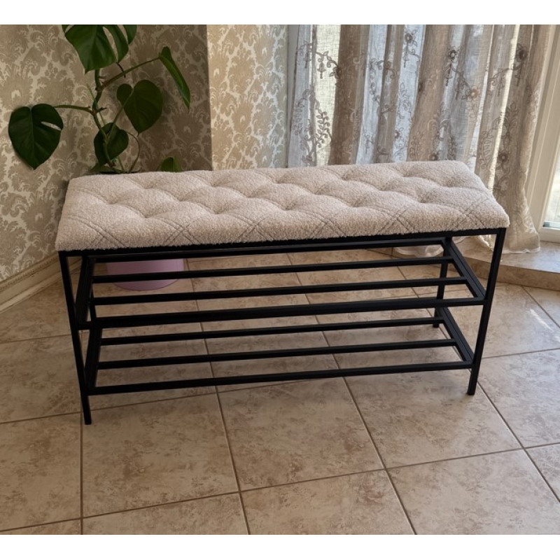 Розбірна банкетка для взуття 80см № 51 Тедді