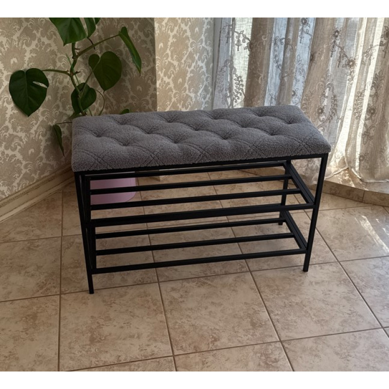 Розбірна банкетка для взуття 80см № 53  Тедді