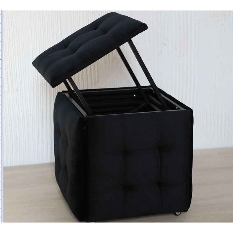 Пуф трансформер 5 в 1, у наявності,преміальний велюр,стілець п'ять в одному-2