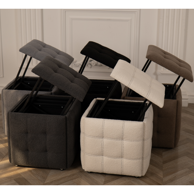 Пуф трансформер 5 в 1, у наявності,преміальний Тедді ,стілець п'ять в одному-2