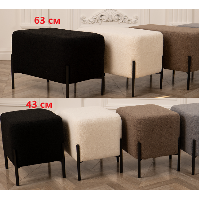 М'який довгий пуф Тедді 251-2