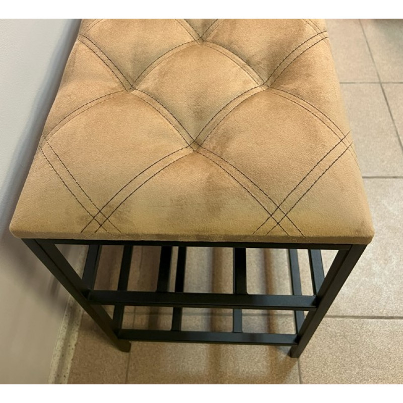 Банкетка для взуття  у пісочному кольорі №2-1