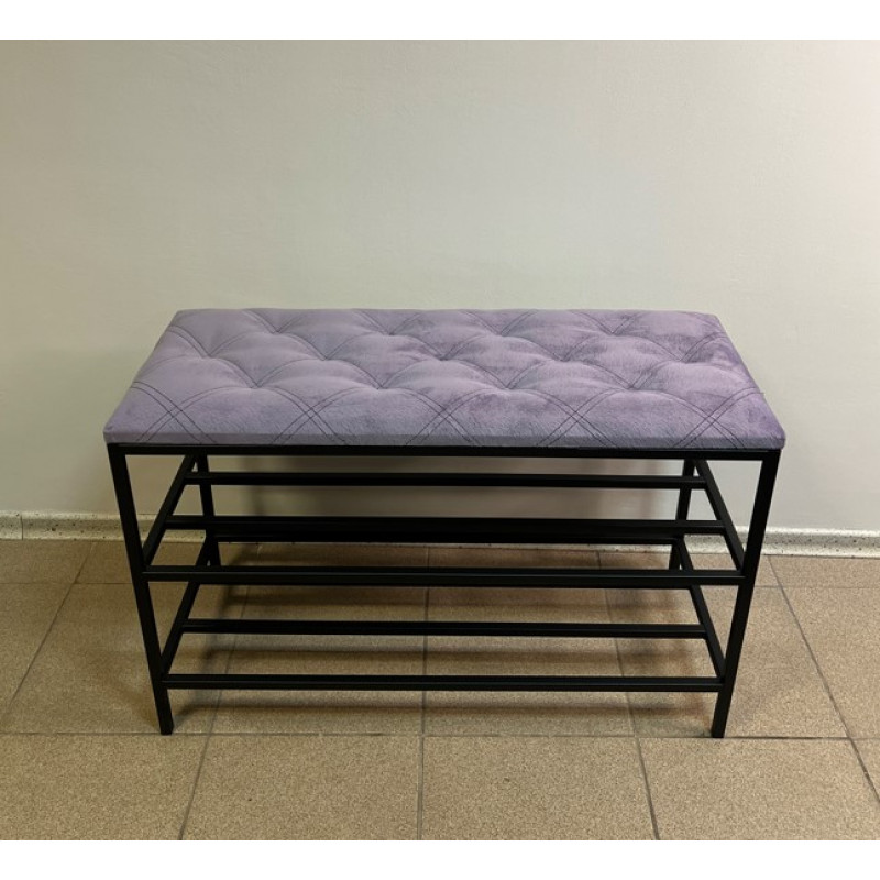 Банкетка для взуття – колір сиреневий №30