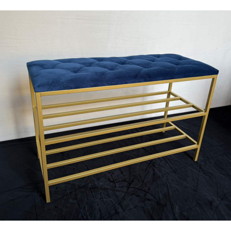 Золота банкетка 80см – стильний акцент для вашого дому– в наявності! №38-2