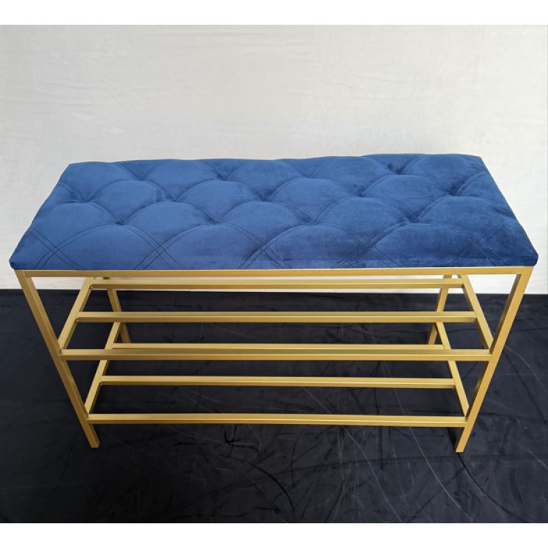 Золота банкетка 80см – стильний акцент для вашого дому– в наявності! №38-1