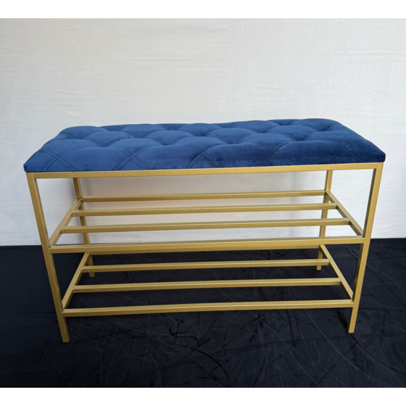 Золота банкетка 80см – стильний акцент для вашого дому– в наявності! №38