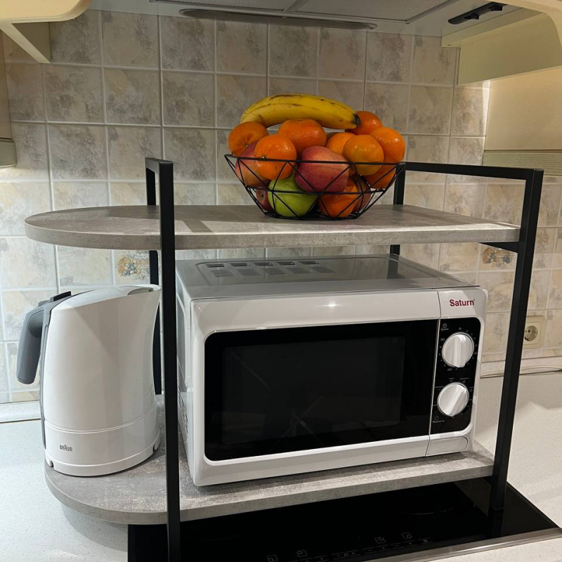 Підставка для кухні під мікрохвильовку та чайник-4