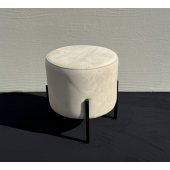 М'який круглий пуф на металевих ніжках – в наявності! №11