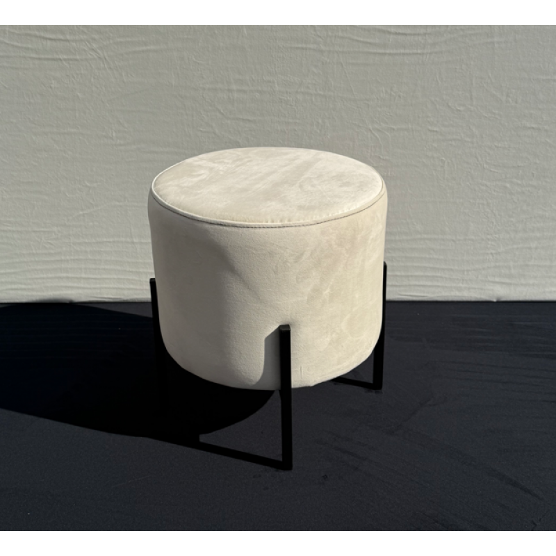 М'який круглий пуф на металевих ніжках – в наявності! №11