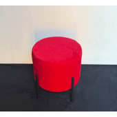 М'який круглий пуф на металевих ніжках – в наявності! №17