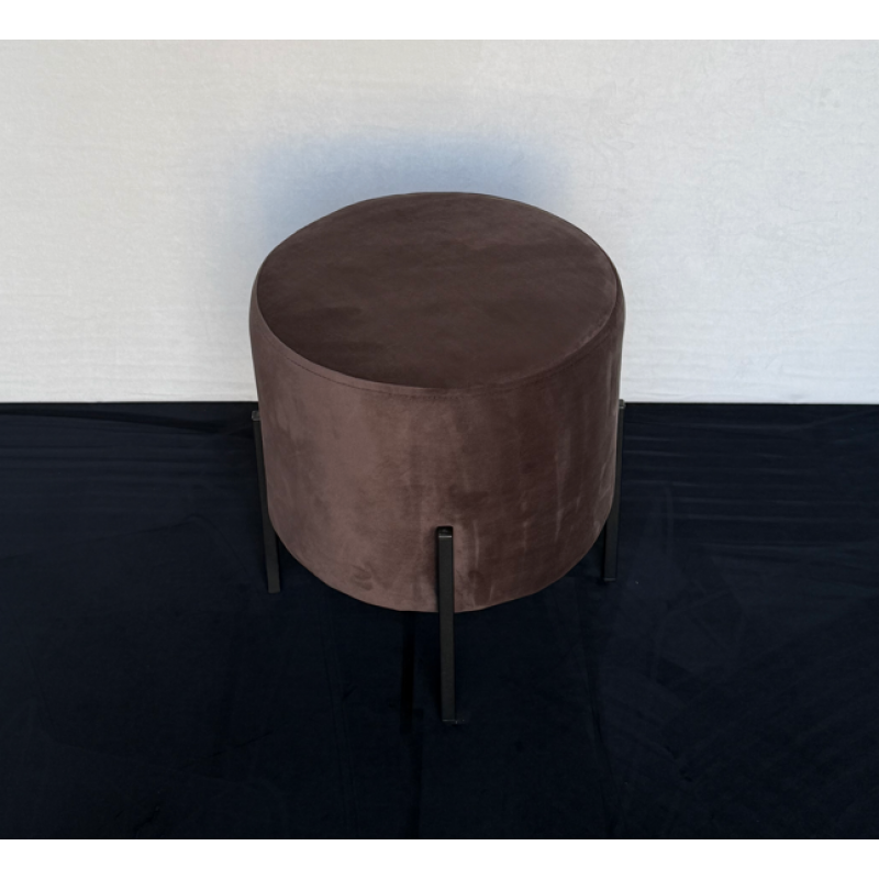 М'який круглий пуф на металевих ніжках – в наявності! №19