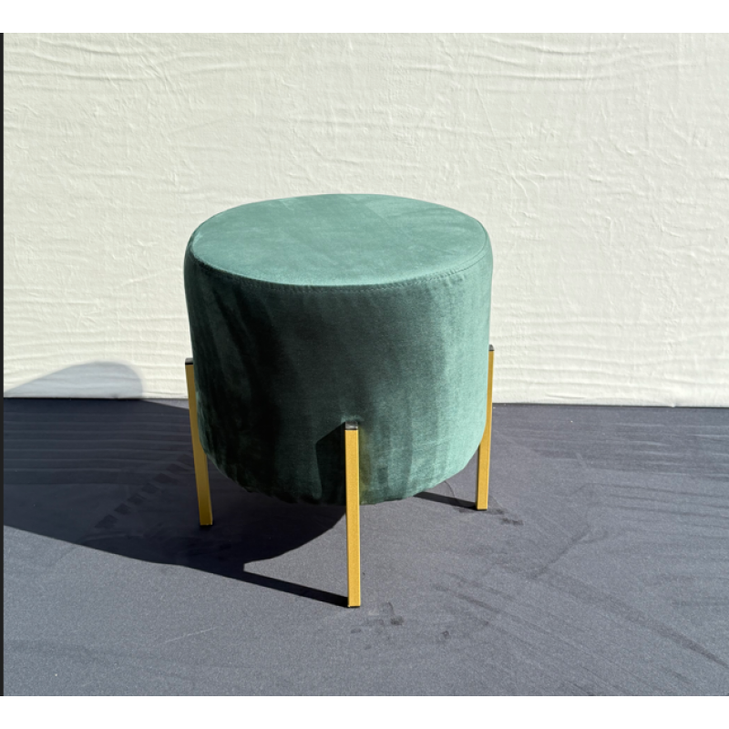 М'який круглий пуф на металевих ніжках – в наявності! №36