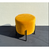 М'який круглий пуф на металевих ніжках – в наявності! №39
