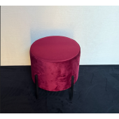 М'який круглий пуф на металевих ніжках – в наявності! №4