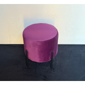 М'який круглий пуф на металевих ніжках – в наявності! №5