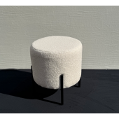 М'який круглий пуф на металевих ніжках – в наявності! Тедді №51