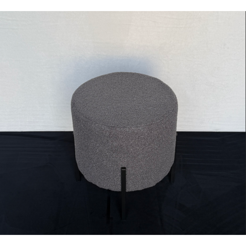 М'який круглий пуф на металевих ніжках – в наявності! Тедді №51-5