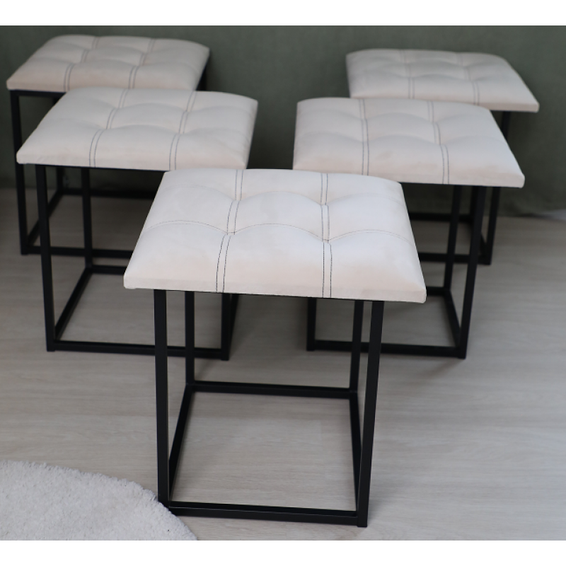 Пуф трансформер 5 в 1, у наявності,преміальний велюр,стілець п'ять в одному-1