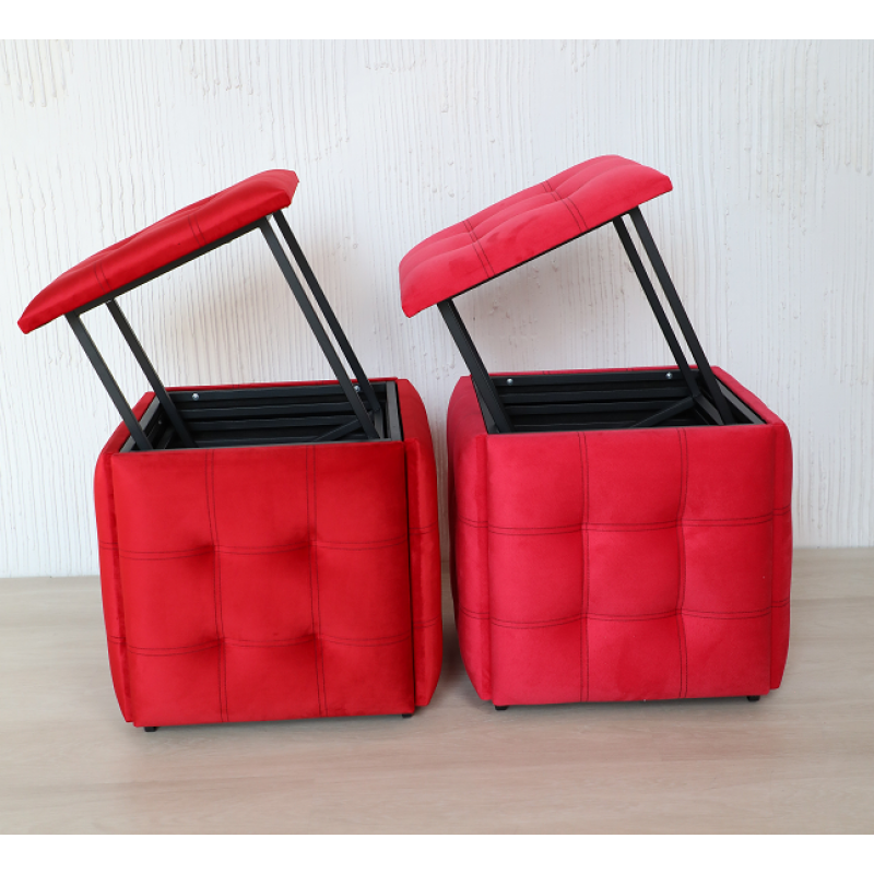 Пуф трансформер 5 в 1, у наявності,преміальний велюр,стілець п'ять в одному-3