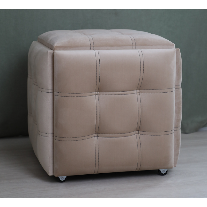 Пуф трансформер 5 в 1, у наявності,преміальний велюр,стілець п'ять в одному-1