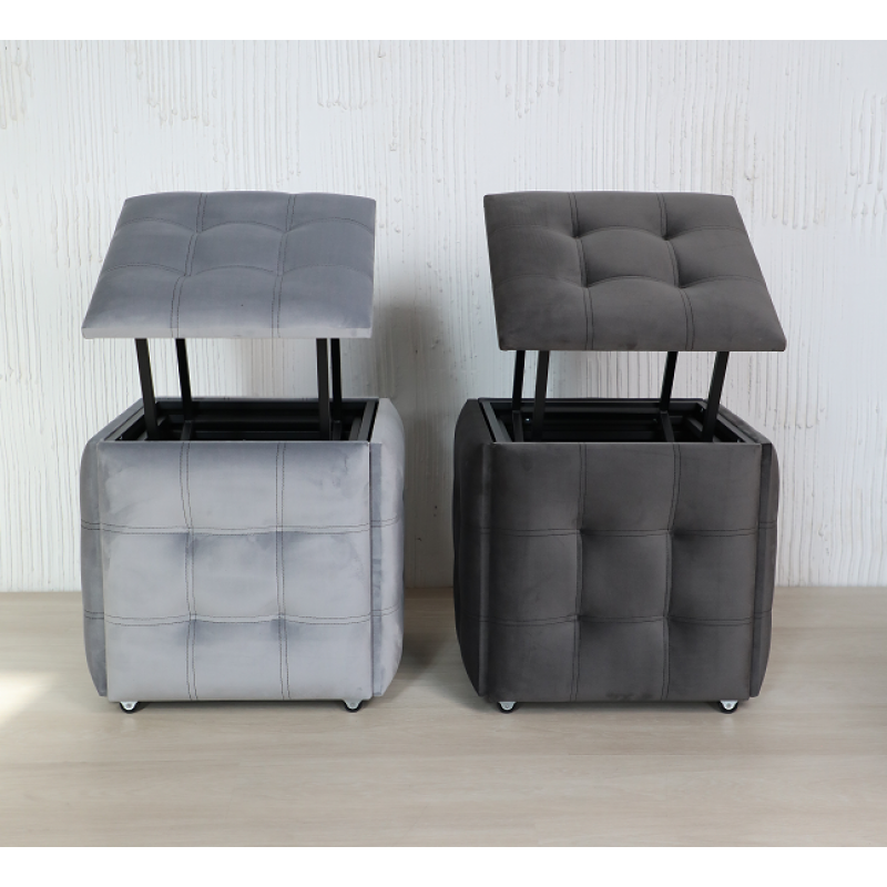 Пуф трансформер 5 в 1, у наявності,преміальний велюр,стілець п'ять в одному-3