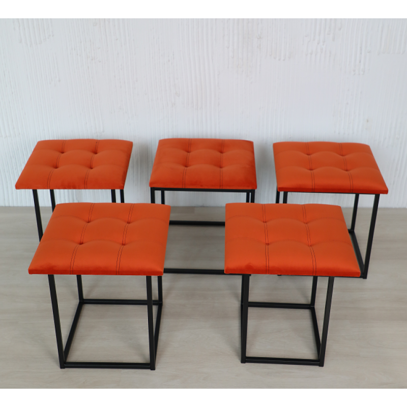 Пуф трансформер 5 в 1, у наявності,преміальний велюр,стілець п'ять в одному-1