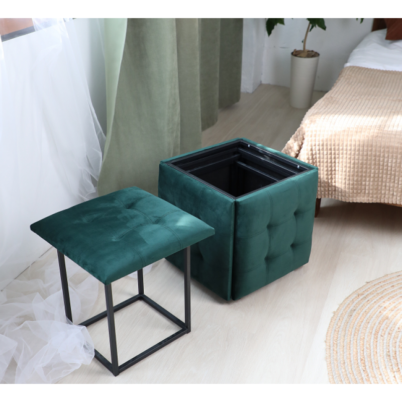 Пуф трансформер 5 в 1, у наявності,преміальний велюр,стілець п'ять в одному-1