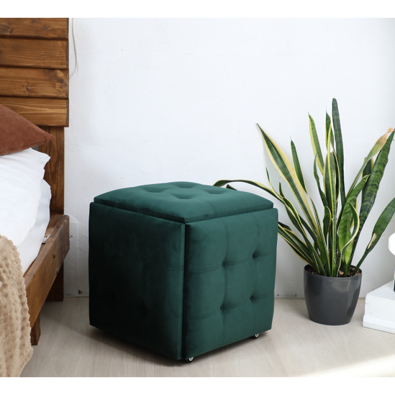 Пуф трансформер 5 в 1, у наявності,преміальний велюр,стілець п'ять в одному-3