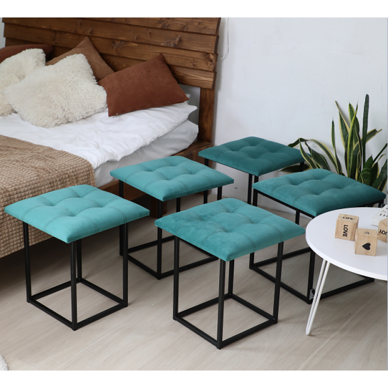 Пуф трансформер 5 в 1, у наявності,преміальний велюр,стілець п'ять в одному-2