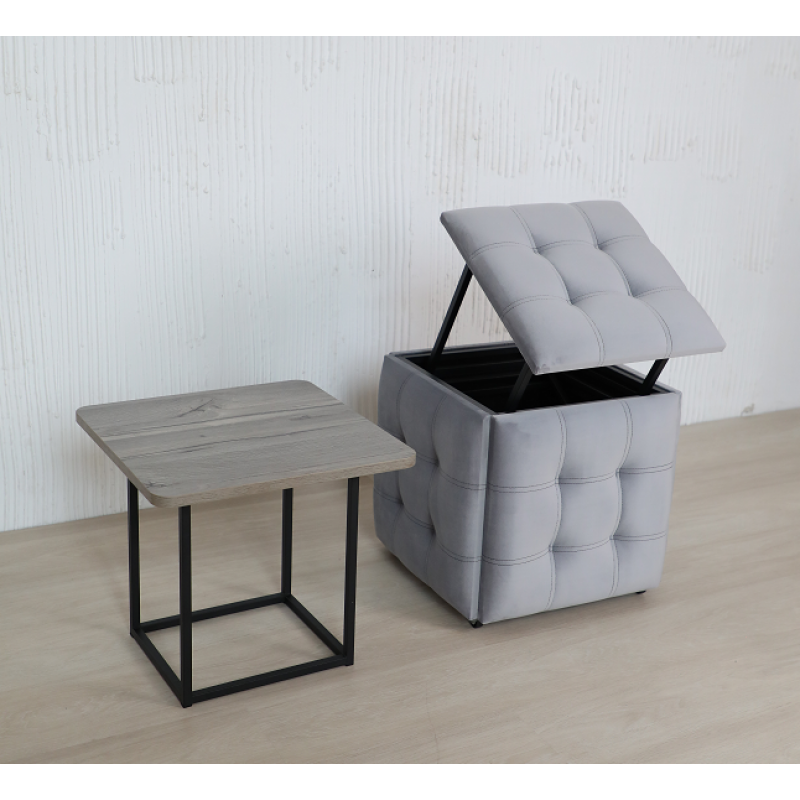 Пуф трансформер 5 в 1, у наявності,преміальний велюр,стілець п'ять в одному-3